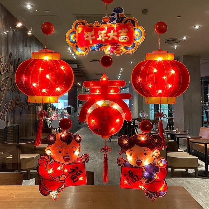 新过红灯笼场景布置挂饰年大红2025喜小节庆春年灯笼年新款阳台龙