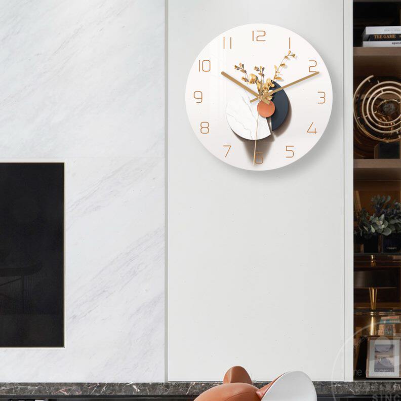 时钟新款创意时尚轻奢20222023大气现代简约家用客厅挂墙钟表挂钟