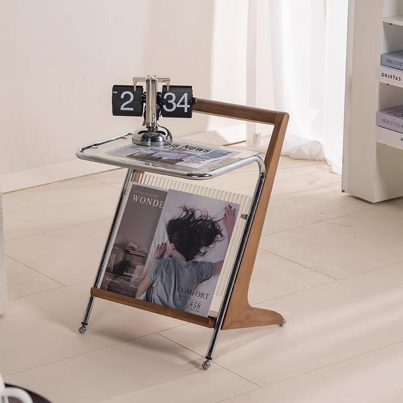 实木沙发边几小茶几床头柜迷你小型创意阳台卧室简约设计感角几桌