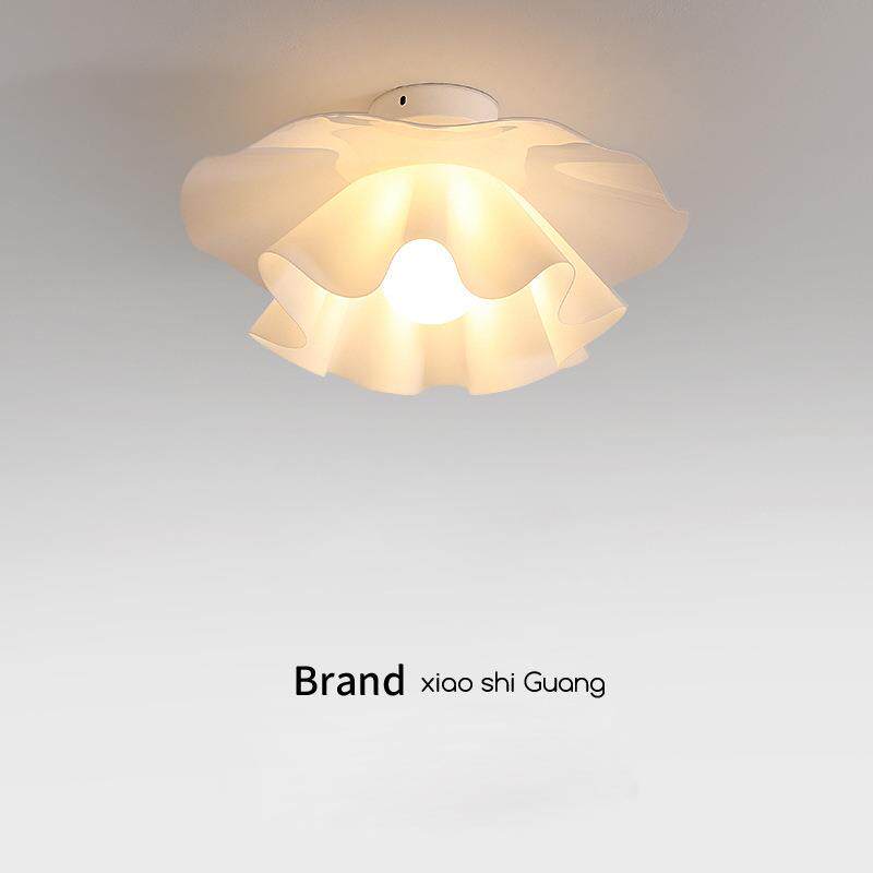 网红花朵吸顶灯卧室灯意式极简玄关灯走廊过道灯温馨浪漫儿童房灯