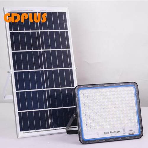 100W 200W 300 400W太阳能投光灯户外led大功率泛光灯工地灯防水