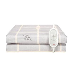 彩虹安全保护双控双温电热毯(双人印花)180*150cmTT180 L1352