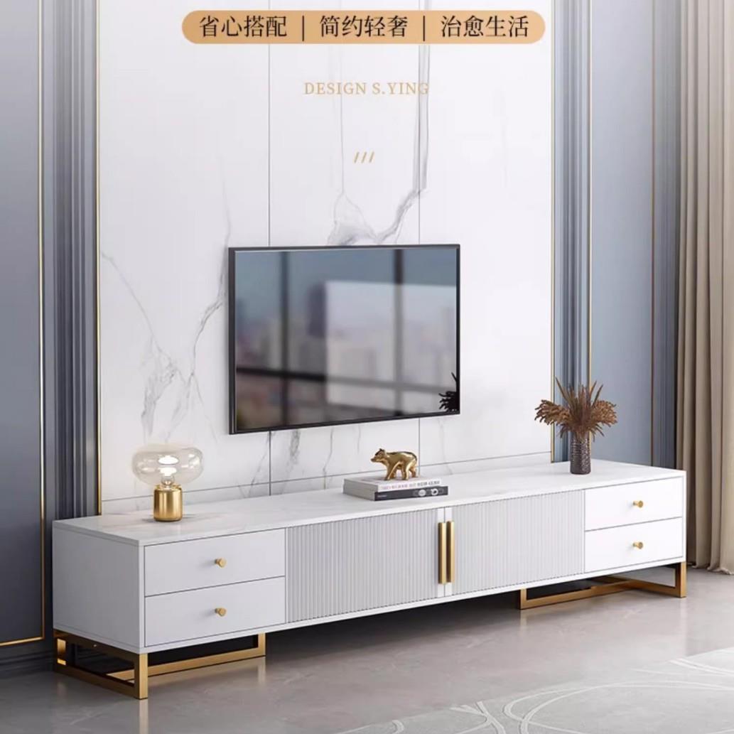 电视柜家用简约现代小户型收纳储物柜客厅轻奢茶几柜组合落地柜子