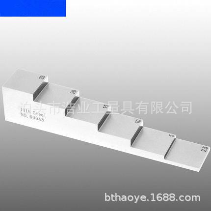 测厚仪用阶梯试块阶梯 探伤仪用阶梯异型试块 英寸阶梯塞尺