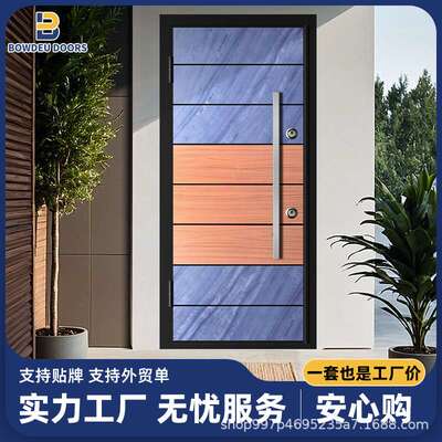 批防盗门家用入户门出租房间门进户门钢质车库门工程门子母