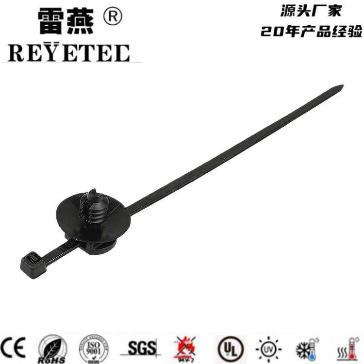 汽车扎带  带杉树头和圆盘的固定扎带 156-01389/156-01225/T18RF