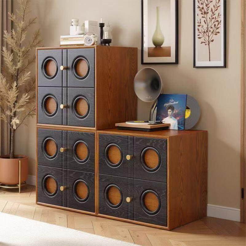 中古风收纳储物斗柜自由组合床头柜电视柜餐边柜书柜卡尔拉卡门柜