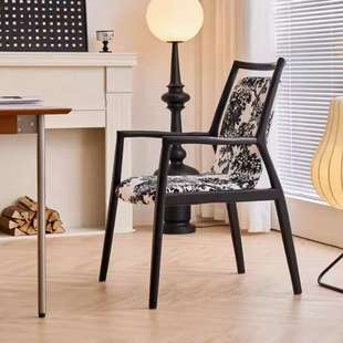 中古实木餐椅设计师螳螂椅中式书房扶手靠背凳子泡茶椅民宿酒店椅