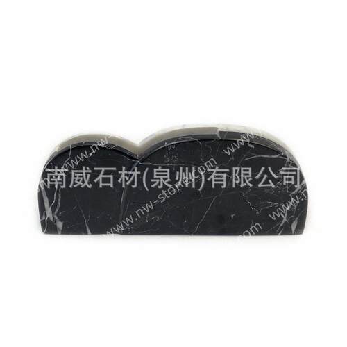 创意天然大理石留言便条夹立式名片夹菜照片相片价格牌卡片支架