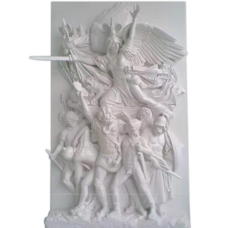 砂岩高浮雕壁画人物作品雕塑厂家户外大型建筑立面装饰浮雕工艺品