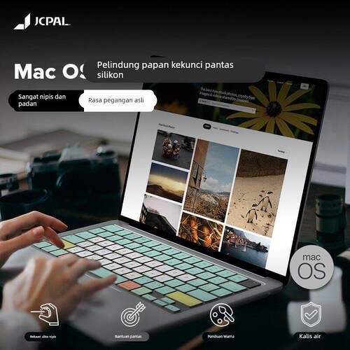JCPAL适用2025新款macbookpro13/14/15/16寸键盘膜快捷功能透光