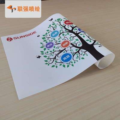 深圳厂家制作UV灯箱片 商场门店 高精度高透光高质感UV灯箱片