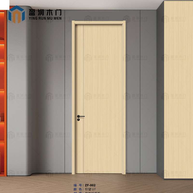 热销新款碳晶室内实木复合门平开卧室门 环保非油漆工艺多色可选