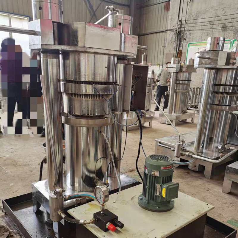 商用液压芝麻榨油机椰蓉茶籽火锅底料压油机中型大型立式榨油机