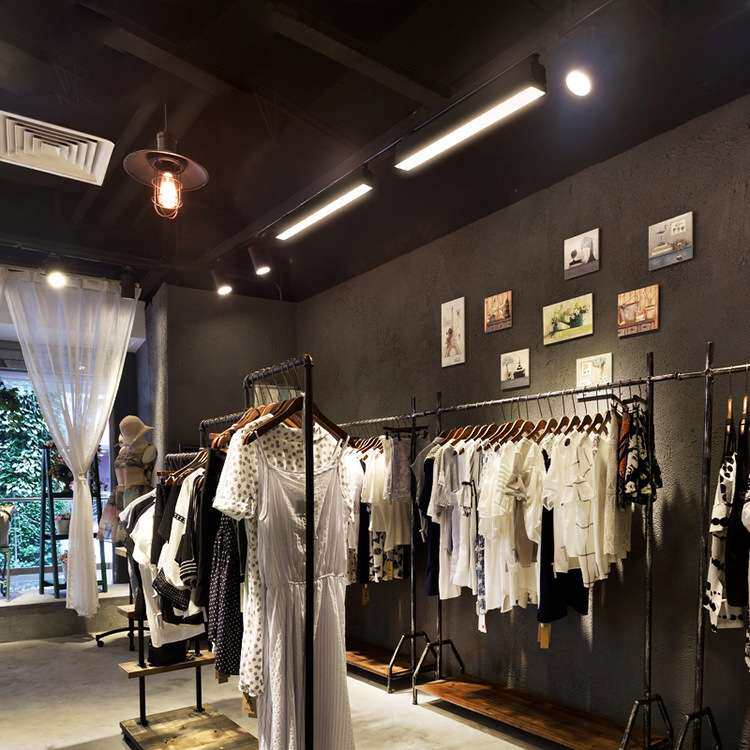 线条射灯无边框简约办公服装店商用led补光长条散光导轨式散轨道