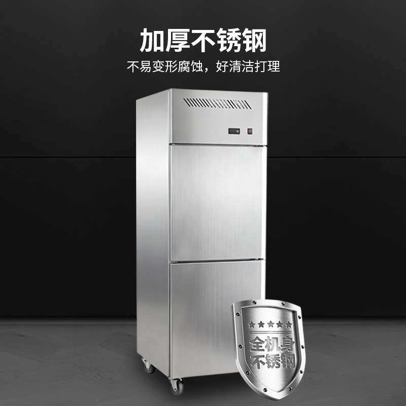 商用双门冰柜冷藏冷冻立式上下开门冰柜蔬肉类海鲜饮料保鲜冷藏柜