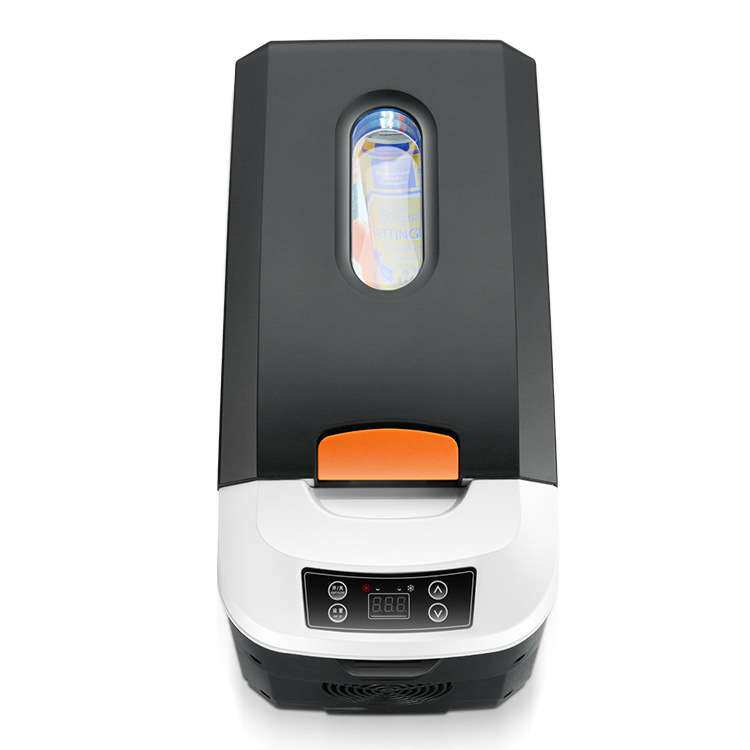 竟科10L卧式车家两用12V/24V/220V货车专用车载冰箱迷你冷暖箱