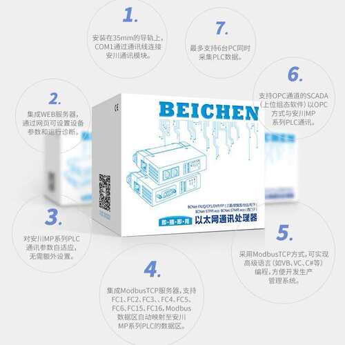 无锡北辰 BCNet-MP 用于安川 MP 系列 PLC 的以太网数据采集