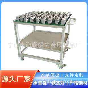 推车加工大载重仓库物流用折叠不锈钢平板手推车四轮平板货车厂家