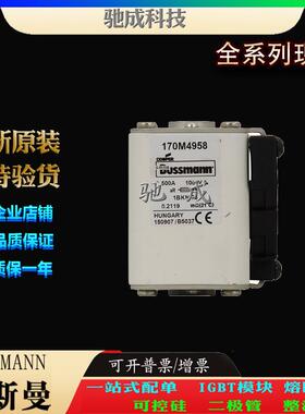 巴斯曼170M4958 170M4959 170M4960 厂家原装零售 紧凑熔断器