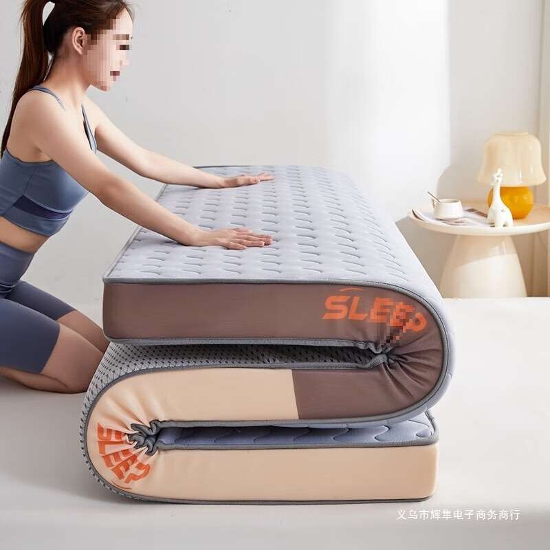 x灰记忆海绵乳胶双拼150cm单人厚学生宿舍榻榻米床垫子家用0cm20