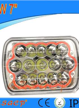 7英寸45W LED工作灯带天使眼 LED汽车大灯驾驶灯卡车灯挖掘机灯
