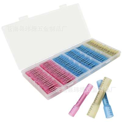 跨境货源 240pcs热缩中接端子 22-18 16-14 12-10AWG接线端子