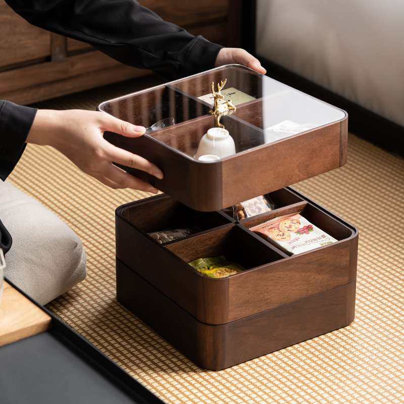 胡桃木茶点盒家用轻奢实木果盘坚果盆茶道配件收纳盒新中式干果盘,玩具/童车/益智/积木/模型,遥控车升级件/零配件,淘宝优惠券,粉丝福利购,淘宝优惠卷