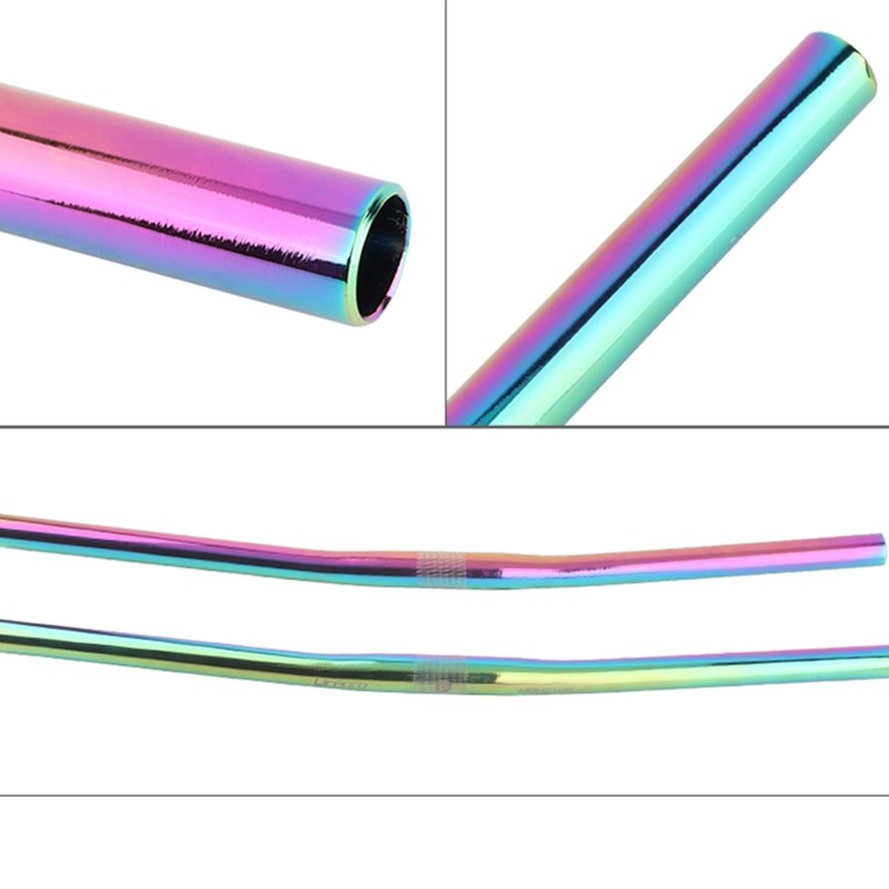 litepro 折叠自行车把横车把 lp超轻铝合J金直把 25.4mm电镀七彩