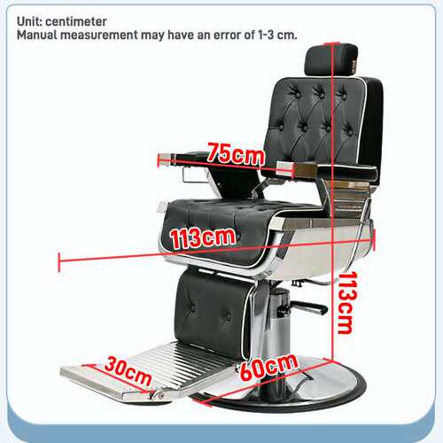 Comfortable and durable vintage barber chair for hair salon