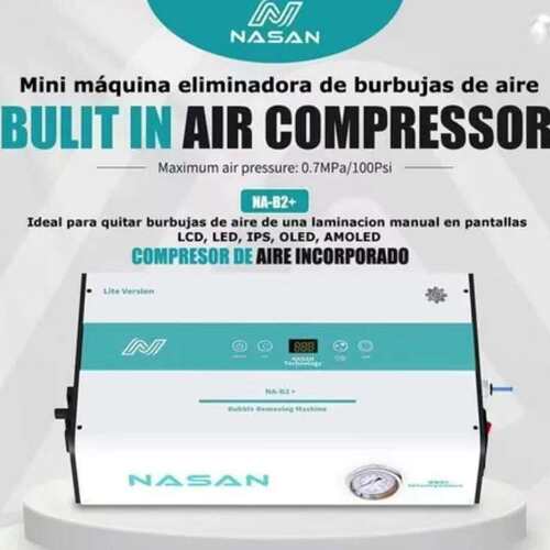 NASAN NA-B2+ 内置空气压缩机 液晶屏幕手动除泡机
