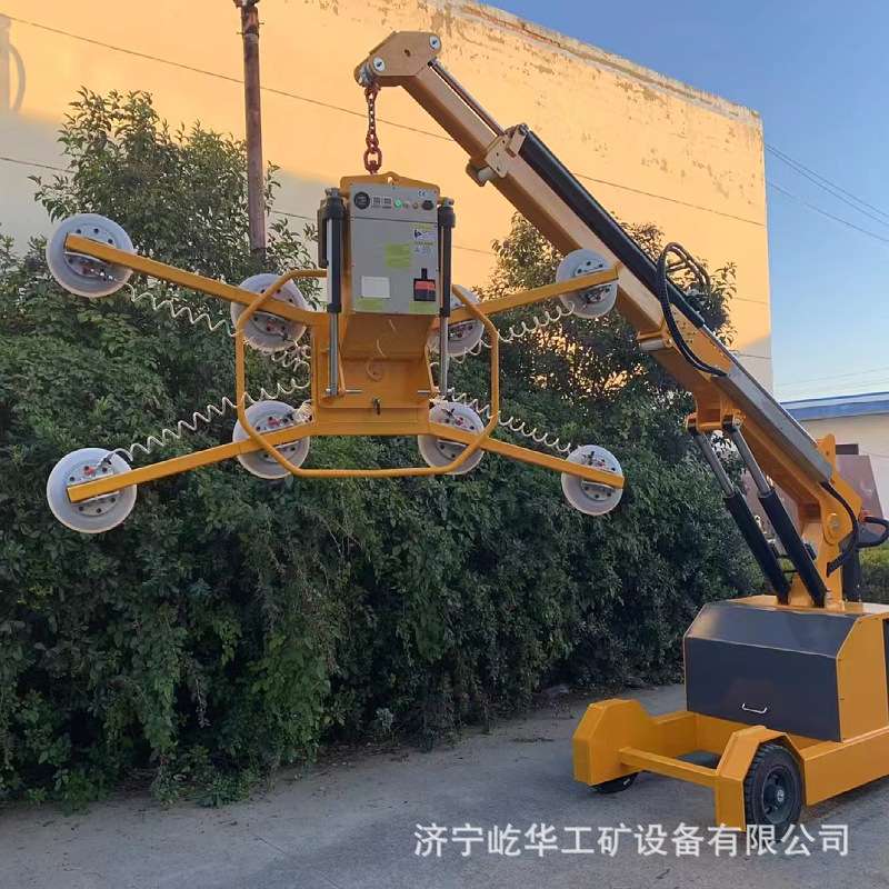 厂家供应电动旋转翻转玻璃吸盘真空吊装设备高空幕墙安装吸吊机