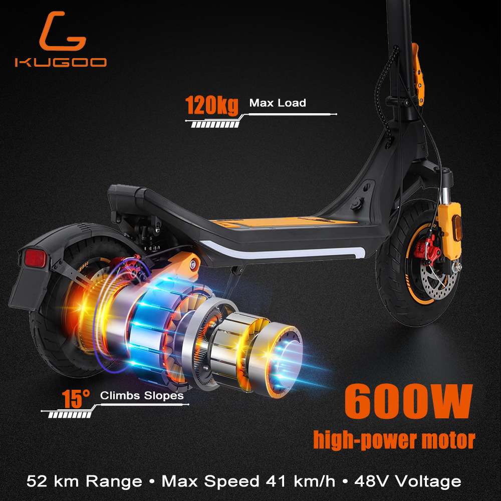 KUGOO M3专业折叠电动滑板车成人600W 48V 13Ah 2轮可折叠电动滑