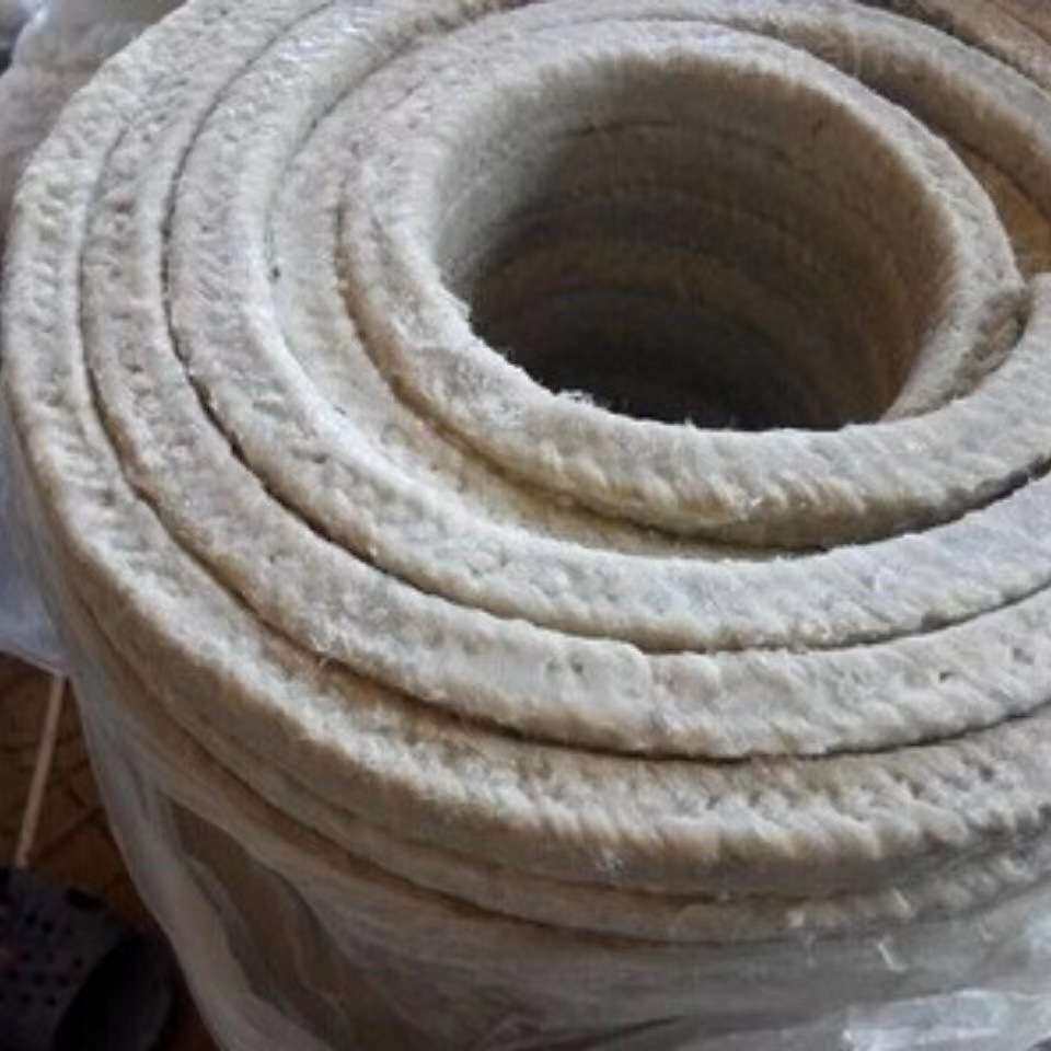 水泵专用白色纯棉纱牛油密封牛油盘根耐磨特耐油浸盘根自润滑