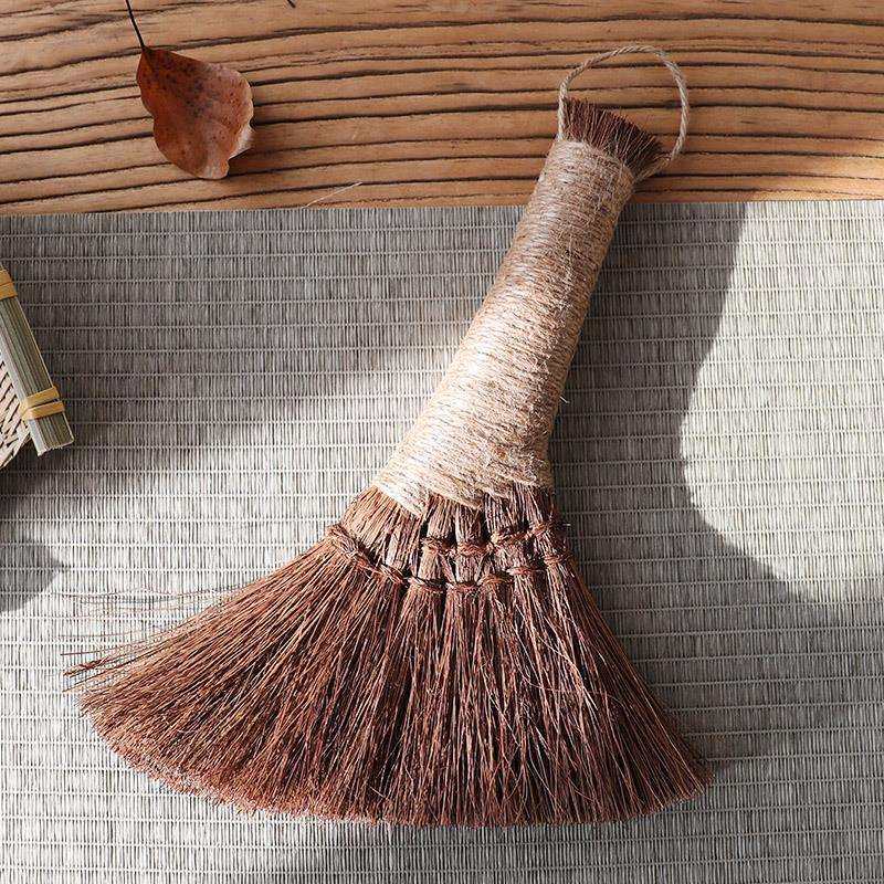 天然棕丝小扫把桌面扫帚扫床刷子家用厚实除尘清洁刷