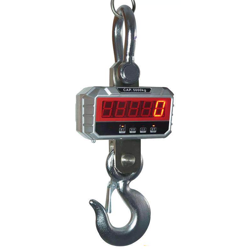 蓝箭电子吊秤OCS-XZ-YJE直视电子吊磅5T车间码头行车用5吨吊钩秤