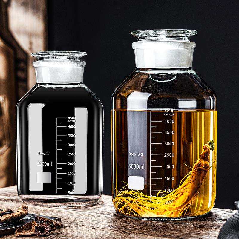 新品泡酒玻璃瓶专用酒瓶存酒罐装酒器皿酒坛子容器加厚高档密封酿