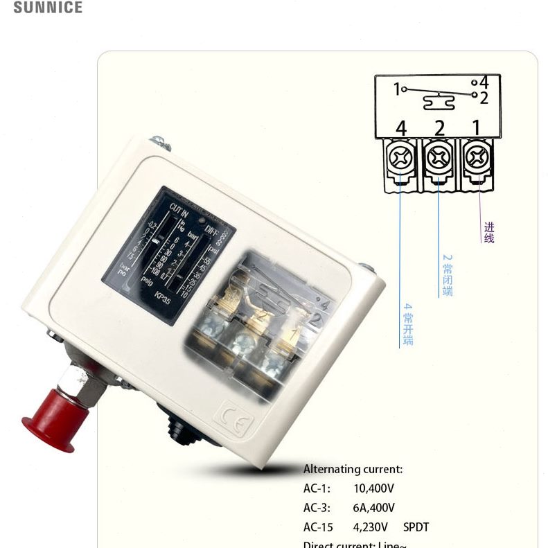 1K压力开关P/P/--2kp3K锅炉p3Kk PP-螺杆空压机-5K压力控制器6155