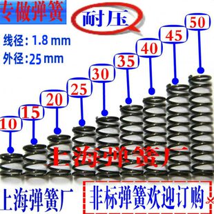 30短15压缩弹簧1.8m 45 细 20压簧25 *外径 小弹簧 35长*2540m50