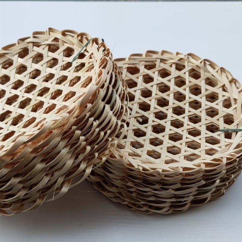 竹篦子砂锅竹垫防糊垫防粘锅底防烧F焦垫蒸锅老式炖鱼蒸笼家用圆