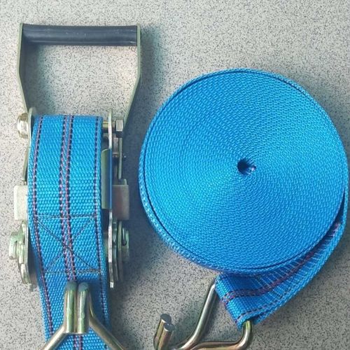 天蓝色5公分收紧器捆绑绳固定器收紧带扁带拉紧棘轮Y架子拉紧器