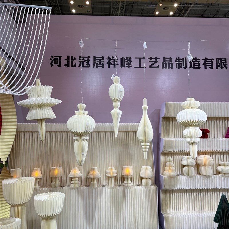 折叠风琴纸质吊饰吊顶装饰挂件节L日气氛装饰蜂窝纸艺