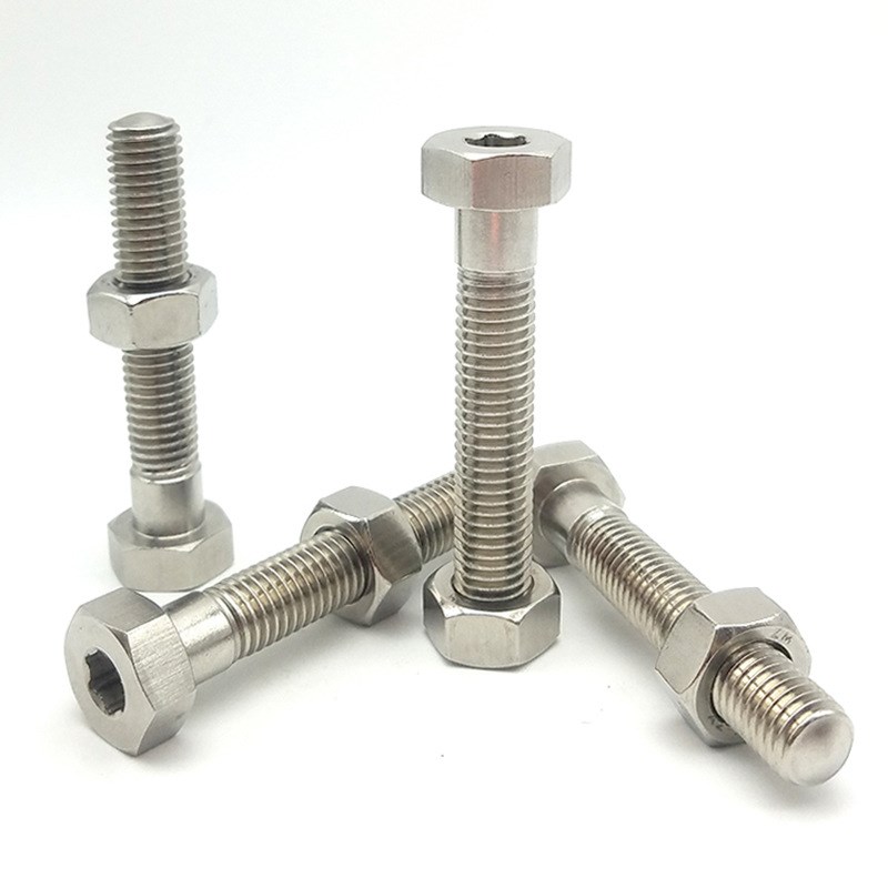 SANH4/M5 /M6/M8SUS410调整螺丝组件六角螺O栓型内六角孔细牙PAT4