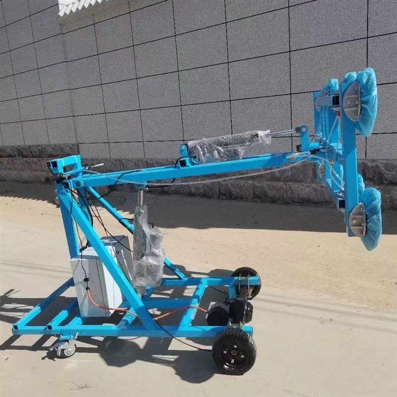 新款电动行e走吸盘车液压升降玻璃搬运车室内玻璃机械手安装厂家