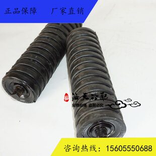 缓冲托辊平搅拌中站输送带联托辊搅拌站三一橡胶托辊托辊摩擦行/