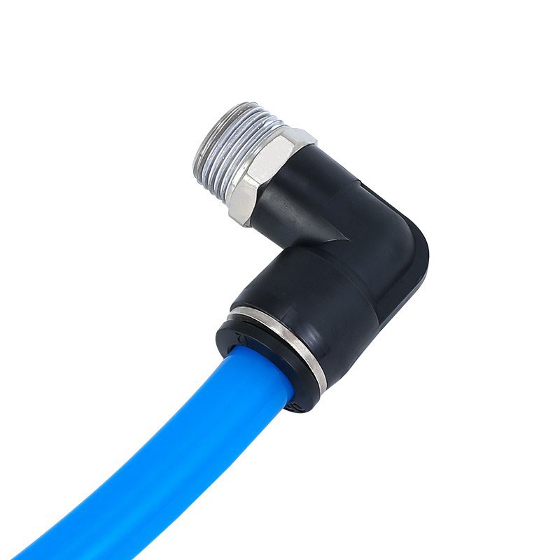 气管快速接头PL6-01/04螺纹弯头快y插气动接头PL4-M5/PL8-02/10-0