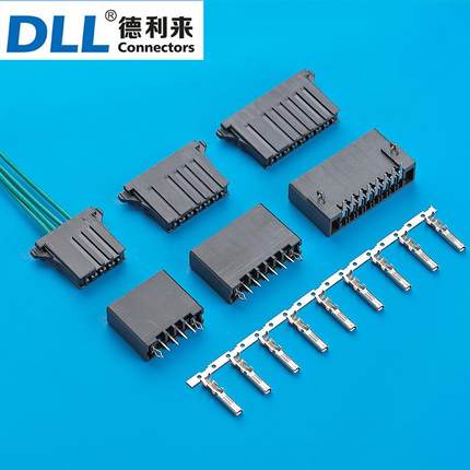 供应德利 DL38101 DL3810 单排双排 线对板线对线 连接器