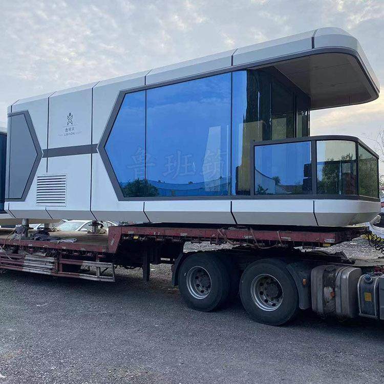 智能太空舱民宿房屋轻钢结构方舱别墅户外景区营地住宿房车星空房