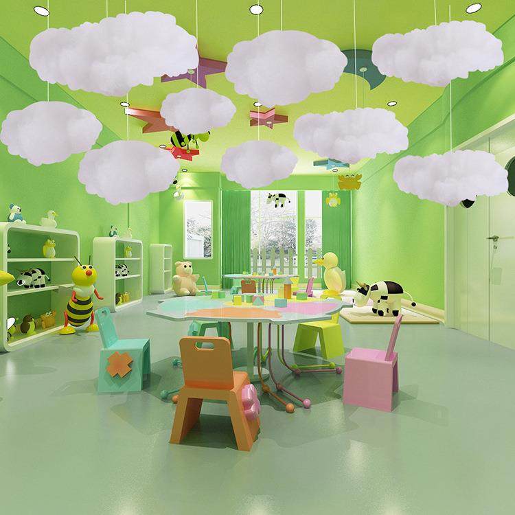 圣诞雪地棉50CM*50M 雪花卷雪花毯人造雪景棉假雪人造雪卷圣诞节