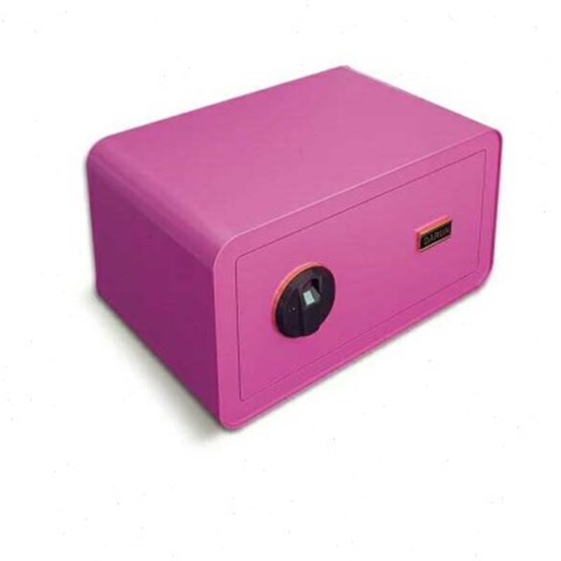 欧堡保险箱家用迷你小型25cm全钢隐形保险柜创意指V纹密码入墙深